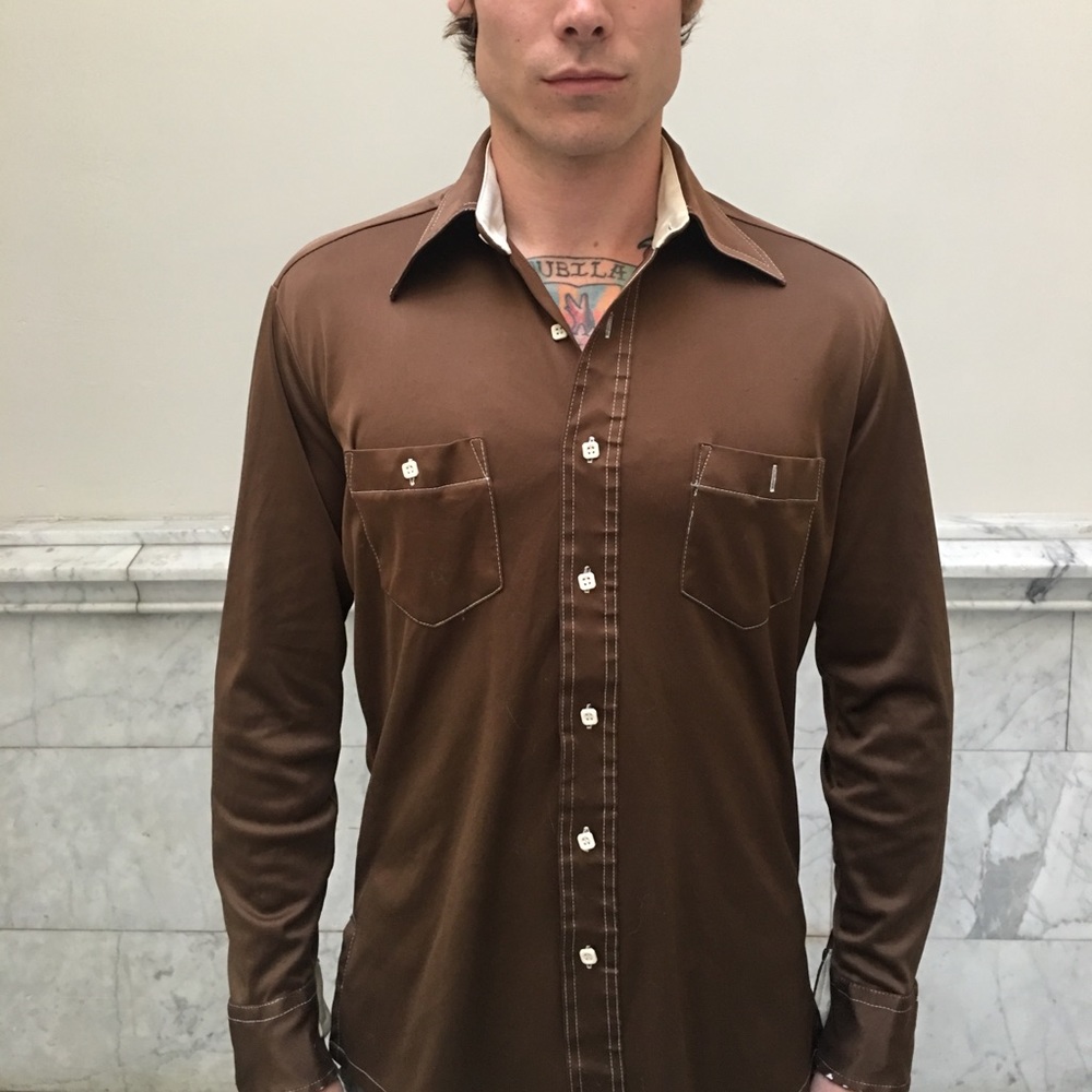 Men’s Vintage Silk Disco Shirt